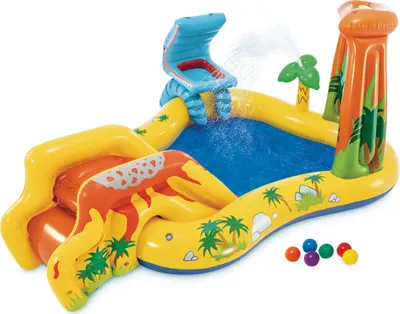 Produktbild von Intex Aufblasbares Dinosaurier-spielzentrum Mehrfarbig  Mehrfarbig One Size