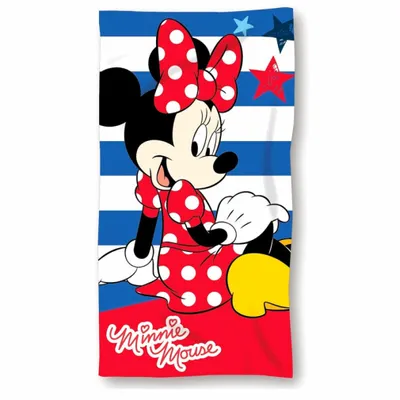 Image de Mikrofibrowy ręcznik plażowy Disney Minnie - Oficjalny produkt Disney