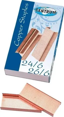 Produktbild von Kupferheftklammern 24/6, 1000 Stück – Centrum