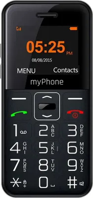 Zdjęcie produktu dla myPhone Halo Easy | Czarny | 1.77 " | TFT | 24 MB | 32 MB | Single SIM | Bluetooth | Rozdzielczość kamery głównej 0.3 MP | 1000 mAh