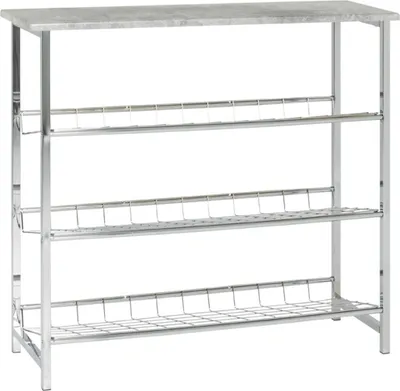 Obrázek produktu pro Mørtens Furniture Botník se 3 policemi Rovo II., 86 cm