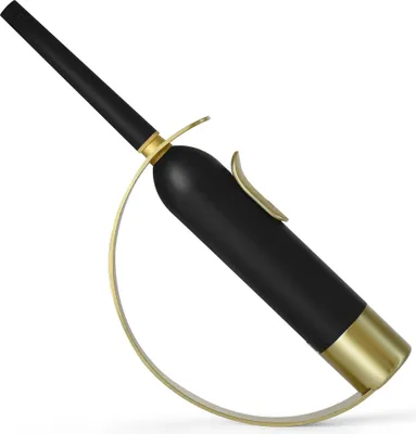 Produktbild von Solstickan Tischfeuerzeug ELDKLINGA schwarz gold | 9,5x24cm