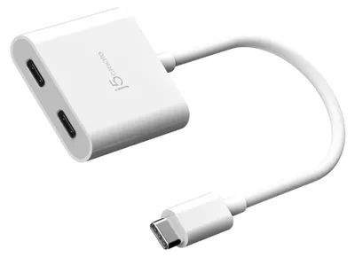 Productafbeelding van j5create JCA164, 0,1 meter, USB-C, USB-C, Mannelijk, Vrouwelijk, Recht