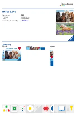 Image de L'amour des chevaux Ravensburger 05148