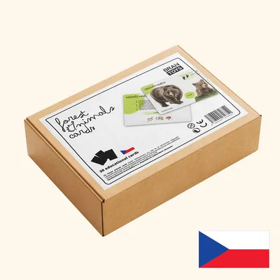 Obrázek produktu pro Sada edukačních karet lesní zvířata CZ