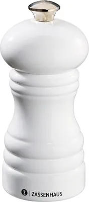 Image de Zassenhaus Salzmühle BERLIN 12 cm weiß glänzend 20403 4006528020403