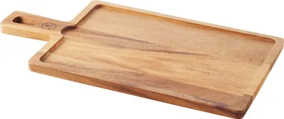 Produktbild von REVOL Basalt Tablett mit Griff, Akazie, Länge: 430 mm, Breite 230 mm