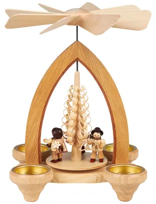 Produktbild von Lorenz Erzgebirge Pyramide modern 25 cm, Modell:Handelsleute