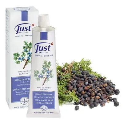 Obrázok produktu pre Bylinný krém Just Juniper: zahrieva a uvoľňuje svaly. 100 ml. Najlepšia cena.