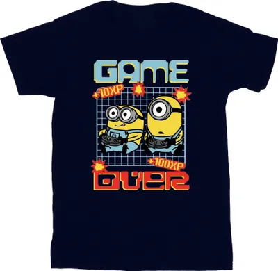 Obrázek produktu pro Minions - "Game Over" tričko pro chlapce TV2326 (128) (Námořnická modrá)
