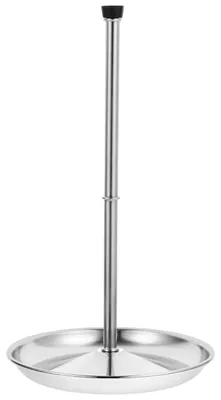 Dekantertrockenständer aus Edelstahl, 33,5x17 cm, silber