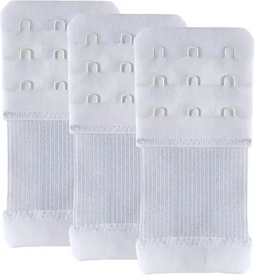 Produktbild von Bh Verlängerung 3 Stück, 3-Haken-Bh-Extender Mit Elastischem Gummizug, Für Mehr Komfort Und Passform Bei Enge Bhs