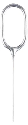 Produktbild von Wunderkerze silber Zahl 0