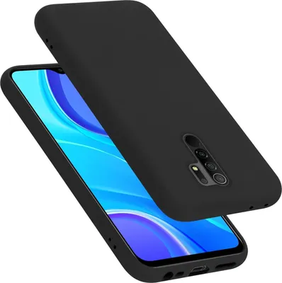 Produktbild von Cadorabo Schutzhülle für Xiaomi RedMi 9 Hülle in Schwarz Handyhülle Case Cover TPU Etui