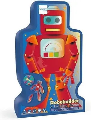 Image de puzzle Robobuilder junior bois 4 pièces