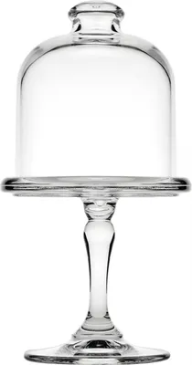 Produktbild von Mini Tortenplatte auf Fuß, mit Haube, Glas