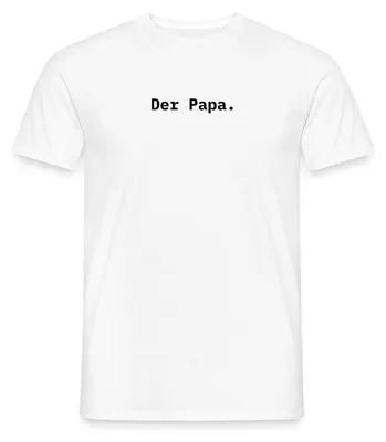 Produktbild von Spreadshirt Stromberg Der Papa Mit Bernd Stromberg Männer T-Shirt, XXL, Weiß