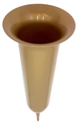 Image de BURI Vase funéraire cuivre Vase de cimetière Vase funéraire Décoration de tombe Cimetière