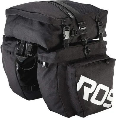 Produktbild von Famanu 3-in-1 Fahrradtasche mit 37L Kapazität - Multifunktionale Tasche für Gepäckträger und Schulter