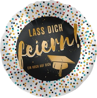 Produktbild von 18"/Ø43cm Folienballon "Lass dich feiern!"