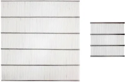 Produktbild von 4BEE Professionelles Metall Absperrgitter | Verzinkt & Waagerecht | zur Trennung der Bienenkönigin | Trennt Brutraum vom Honigraum | 452x328 mm
