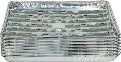 Produktbild von GARDEN GRILL 15 Stück Aluminium Grillschalen, 32x25x5cm