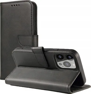 Obrázok produktu pre Hurtel Magnet Case, Folio, Apple, iPhone 14 Pro Max, 17 cm (6.7"), Čierna