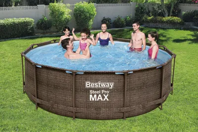 Obrázek produktu pro Bestway Steel Pro MAX Bazénová souprava Deluxe Series Rund 366x100 cm