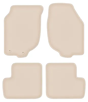 Productafbeelding van Velours automatten voor Rover 200 2000-2005 (hatchback) – 4-delig, beige, op maat – Wielganizator FORTUNA