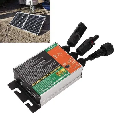 Zdjęcie produktu dla Inwerter energii słonecznej, wejście 10–30 V DC, wyjście 220 V AC, system fotowoltaiczny do domów i kamperów zasilanych napięciem 12 V / 24 V