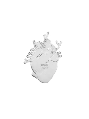Produktbild von Seletti Blumenvase Love in Bloom Herz Glas