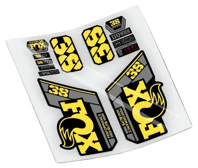 Image de Autocollant, vinyle, motif personnalisable, jaune 025