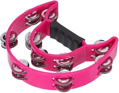Image de Jouet musical pour enfants, de couleur rose, avec deux rangées