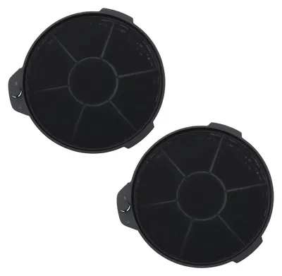 Aktivkohlefilter 2er-Pack, 144x132x25 mm, für Dunstabzugshauben