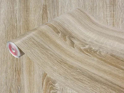 Produktbild von DecoMeister Selbstklebende Folie nach Maß – Klebefolien in Holzoptik – Marmoroptik – Möbelfolie – Lederoptik – Einfarbig – 67,5x25 cm Sonoma Eiche Hell