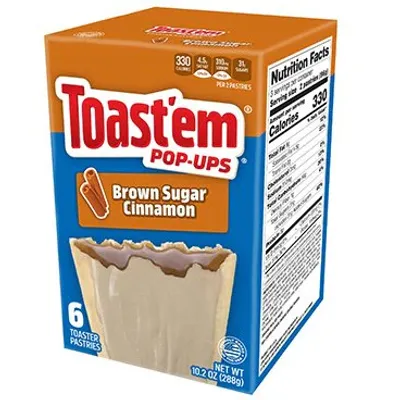 Produktbild von Toast'em "Frosted Brown Sugar Cinnamon" (288 g) MHD:30.05.2025