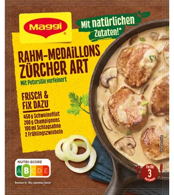 Image de Maggi Fix Médaillons à la crème à la zurichoise (37 g)