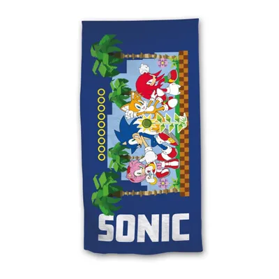 Produktbild von Strandtuch Sonic the Hedgehog 140x70cm - Kinder Badetuch