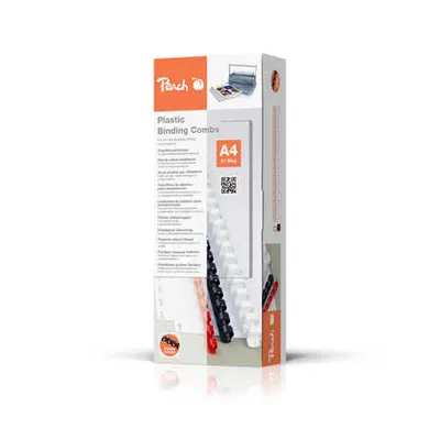 Produktbild von Peach Bürogeräte, Schwarz, 65 Blätter, A4, 1 cm, 100 Stück(e)