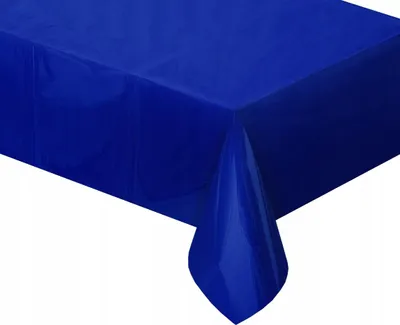Image de Nappe Godan film bleu métallique