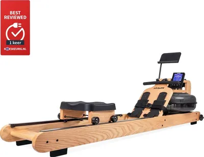 Obrázek produktu pro VirtuFit Elite veslařský trenažér s vodním odporem z dubového dřeva