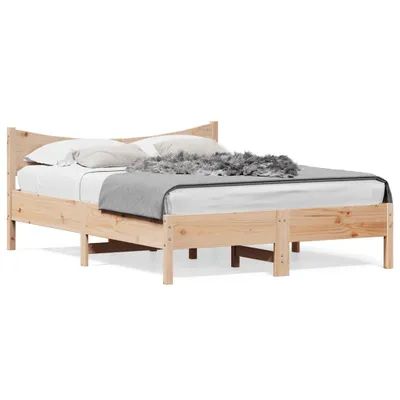Produktbild von vidaXL Massivholzbett ohne Matratze 120x190 cm Kiefernholz