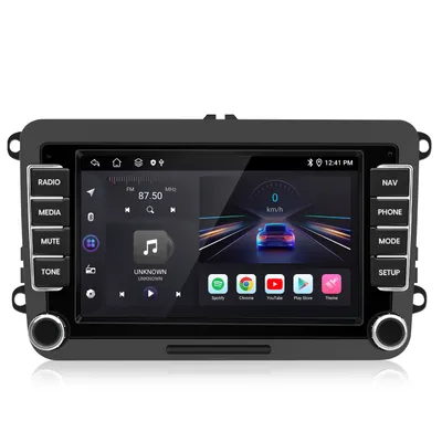 Obrázek produktu pro Andriod13 7palcové autorádio Carplay Android pro VW Golf V Touran Passat Škoda Caddy Tiguan Fabia RNS BT GPS WIFI SWC 1+32G DAB NAVI