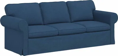 Produktbild von vidaXL Sofa Blau 215 x 82 x 80 cm Stoff