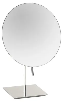 Produktbild von Kosmetikspiegel Bemeta, einseitig, Durchmesser 200 mm, 3-fache Vergrößerung, stehend, verchromt