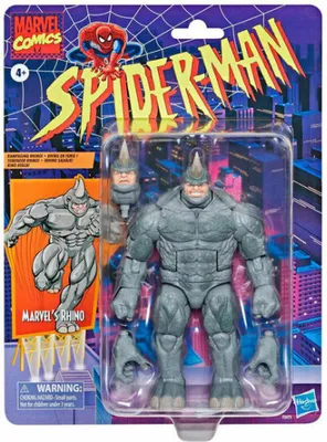 Zdjęcie produktu dla Spider-Man Marvel Legends Series Figurka akcji 2022 Marvel's Rhino 15 cm