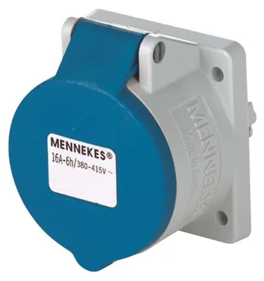 Immagine prodotto di Presa a muro Mennekes IP44 16A 3 poli 230V con TwinContact