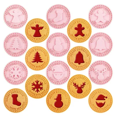 Image de Ensemble de moules à biscuits pour Noël, 9 pièces