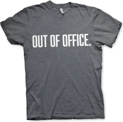 Produktbild von OUT OF OFFICE T-Shirt - Large - Dark-Heather
