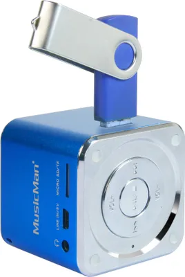 Produktbild von Technaxx Mini Musicman Lautsprecher, 3 W, Blau, tragbar